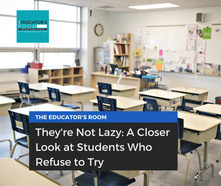 Students Who Don’t Try – The Educators Room